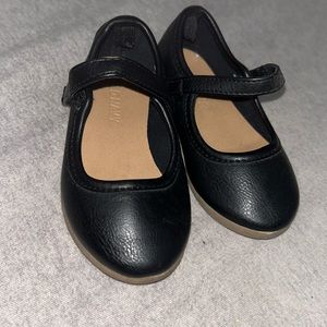 Black toddler flats